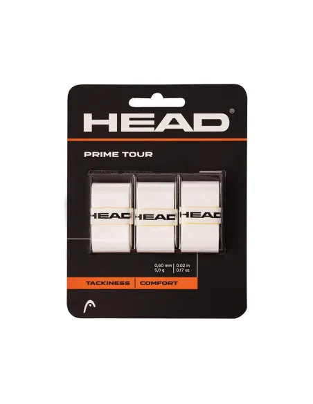 Blister 3 Stk. Overgrip Head Prime Tour Weiss